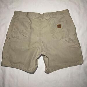Carhartt B-144 Tan Cargo Shorts Size 42. Original fit 100% cotton